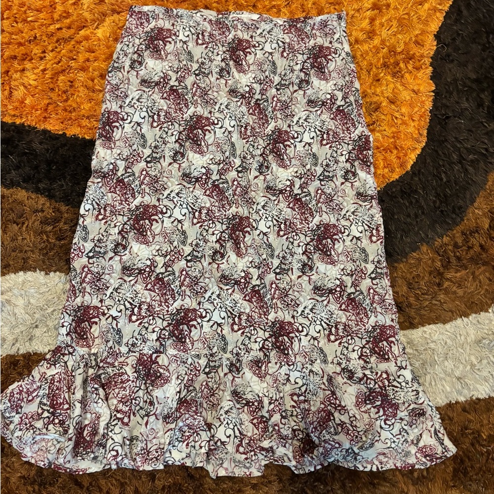 Christopher & Banks, Butterfly Print, Skirt